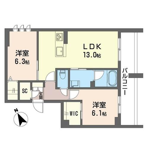 同じ建物の物件間取り写真 - ID:211040677021