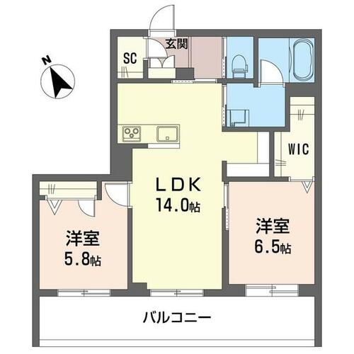 同じ建物の物件間取り写真 - ID:211040677018