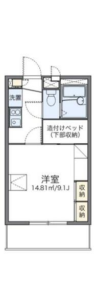 レオパレス多田４｜兵庫県川西市平野１丁目(賃貸マンション1K・1階・23.18㎡)の写真 その2