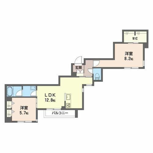 同じ建物の物件間取り写真 - ID:211047181410