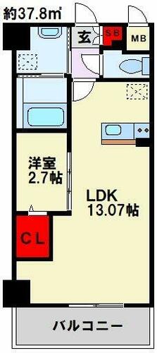 同じ建物の物件間取り写真 - ID:240026635309