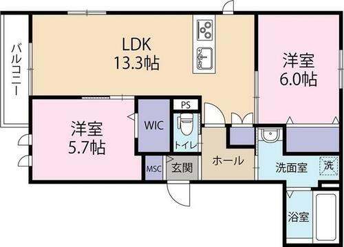 同じ建物の物件間取り写真 - ID:211045616187