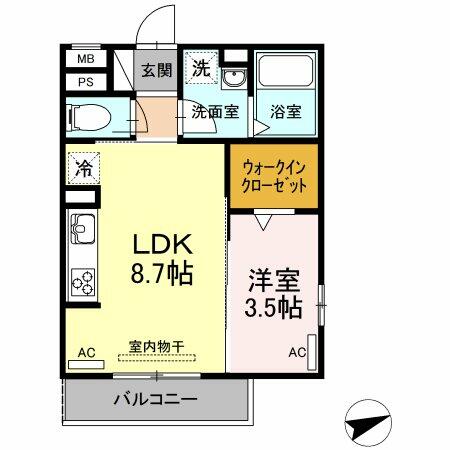 同じ建物の物件間取り写真 - ID:223032292347