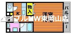 オーランド岩田  ｜ 岡山県赤磐市岩田（賃貸マンション1K・2階・30.70㎡） その2