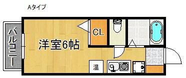 コーポサンフェローＣ棟の間取り