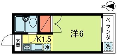 メイプルハイツ｜東京都杉並区上荻４丁目(賃貸アパート1K・1階・15.50㎡)の写真 その2