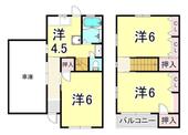 尼崎市田能３丁目 2階建 築53年のイメージ