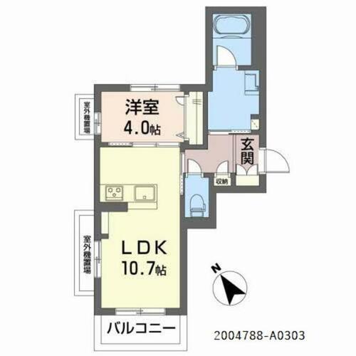 同じ建物の物件間取り写真 - ID:244003679962