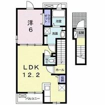 ウィステリア　Ⅶ 203 ｜ 愛知県小牧市小牧原２丁目（賃貸アパート1LDK・2階・46.90㎡） その2