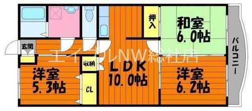 同じ建物の物件間取り写真 - ID:233018969877