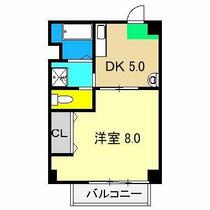 マルイマンション 403 ｜ 高知県高知市日の出町（賃貸マンション1DK・4階・29.00㎡） その2