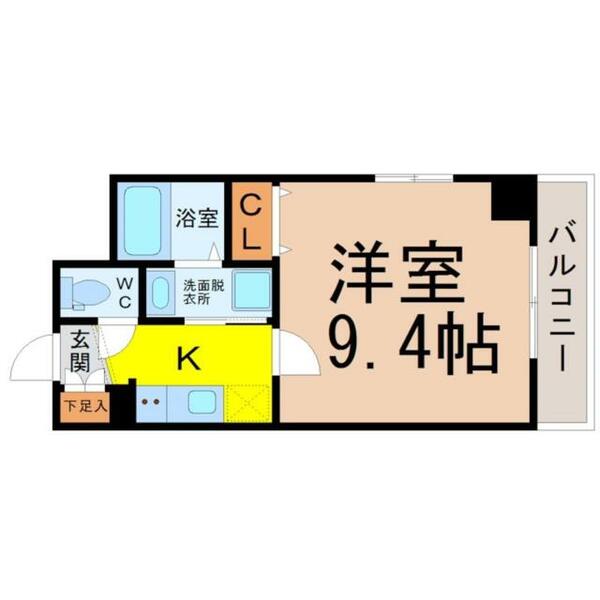 愛知県名古屋市西区名西１丁目(賃貸マンション1K・2階・29.60㎡)の写真 その2