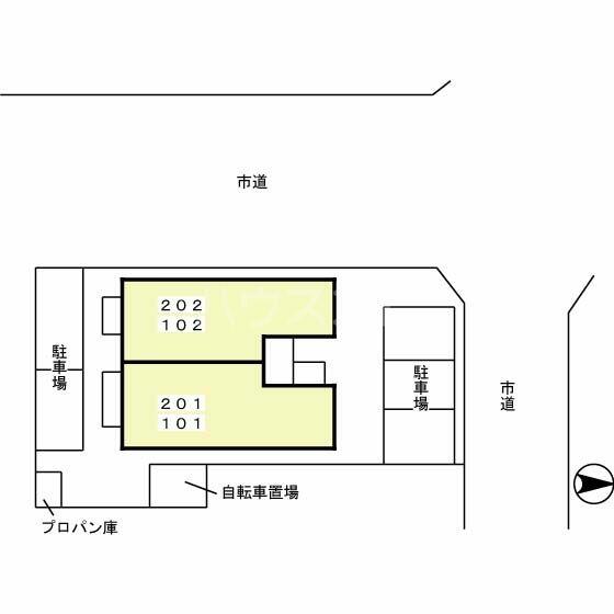 アンビシャス　スギモト 102｜愛知県一宮市大志２丁目(賃貸アパート1LDK・1階・40.43㎡)の写真 その16