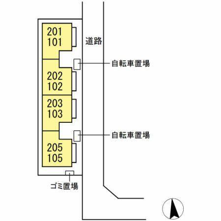 セジュール梨花 205｜東京都小平市鈴木町２丁目(賃貸アパート3DK・2階・51.84㎡)の写真 その6