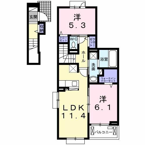 同じ建物の物件間取り写真 - ID:214055464352