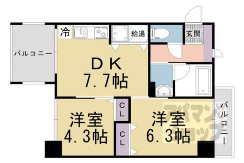 同じ建物の物件間取り写真 - ID:226064458925