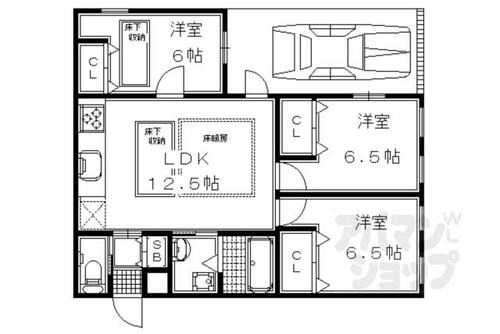 同じ建物の物件間取り写真 - ID:226064442706