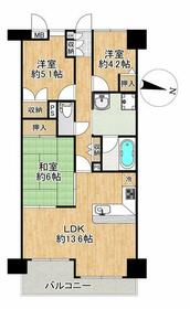 朝日プラザシティ南大和イーストウイングＤ棟