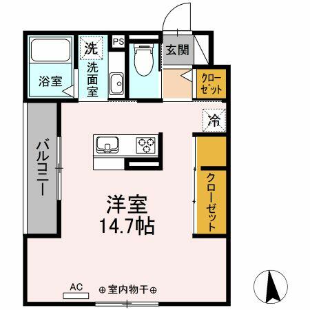 同じ建物の物件間取り写真 - ID:221010753682