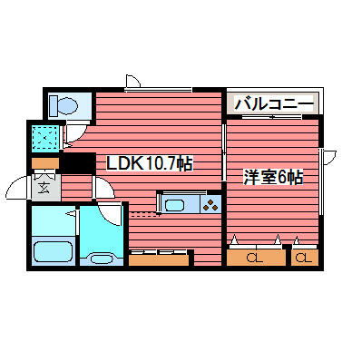 同じ建物の物件間取り写真 - ID:201022660042