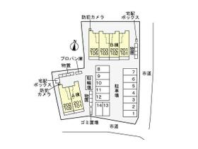 プライムタウン日吉Ⅱ 101 ｜ 福島県会津若松市日吉町（賃貸アパート1R・1階・32.23㎡） その3