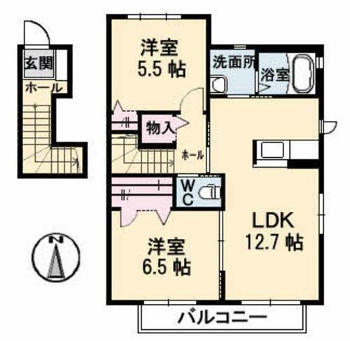 同じ建物の物件間取り写真 - ID:234023502929