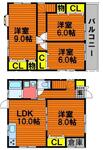 高柳西町貸家　Ｃ棟のイメージ