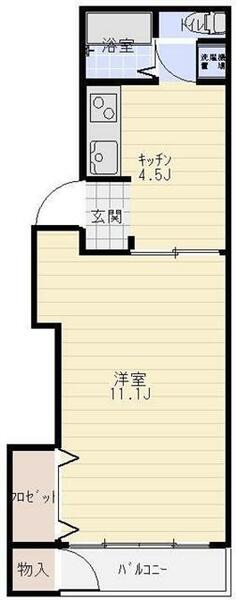 リベルタ A101｜岩手県盛岡市門１丁目(賃貸アパート1K・1階・35.42㎡)の写真 その2