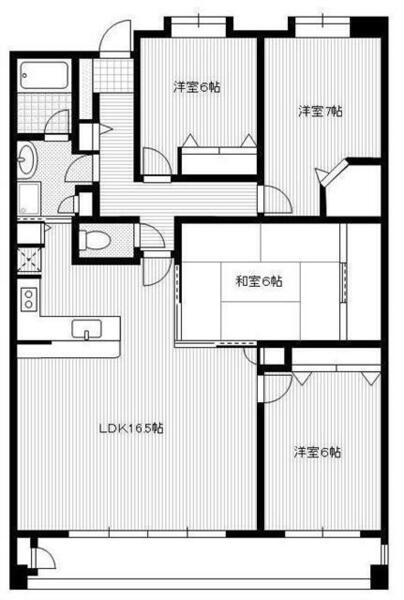 ロイヤルシャトー開成　９０５｜佐賀県佐賀市開成３丁目(賃貸マンション4LDK・9階・99.18㎡)の写真 その2