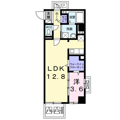 兵庫県尼崎市稲葉荘１丁目(賃貸アパート1LDK・1階・43.52㎡)の写真 その2