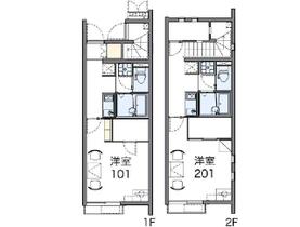 レオネクストオーシャンブルーⅣ 107 ｜ 大分県別府市大字内竈（賃貸アパート1K・1階・23.61㎡） その2