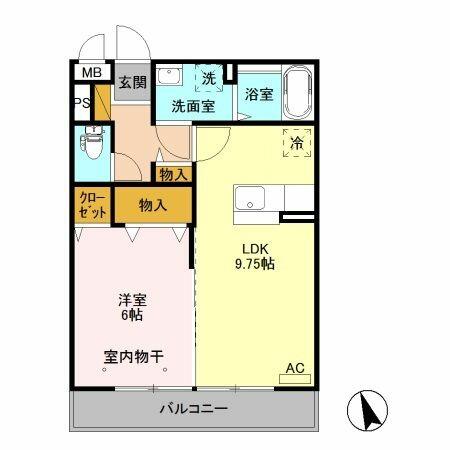 同じ建物の物件間取り写真 - ID:209005629537