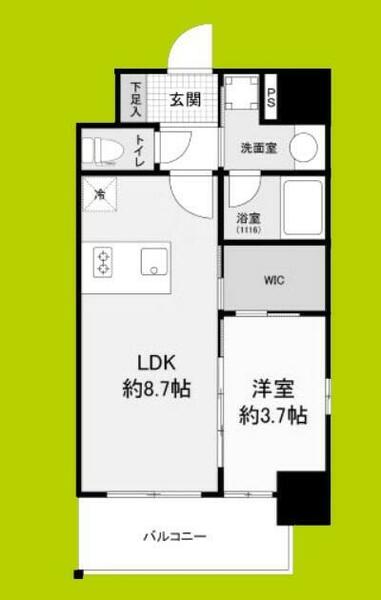 リヴェント福島｜大阪府大阪市福島区鷺洲３丁目(賃貸マンション1LDK・10階・32.55㎡)の写真 その2