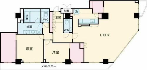 同じ建物の物件間取り写真 - ID:213103290431