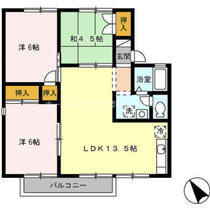 パークハイツ８７　Ｂ棟  ｜ 愛知県豊橋市浪ノ上町（賃貸アパート3LDK・2階・62.92㎡） その2