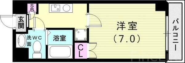 兵庫県神戸市垂水区名谷町(賃貸マンション1K・4階・23.00㎡)の写真 その2