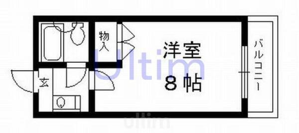 シティハウス丹波橋｜京都府京都市伏見区紙子屋町(賃貸マンション1K・4階・21.00㎡)の写真 その2