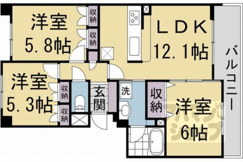 同じ建物の物件間取り写真 - ID:226064922734