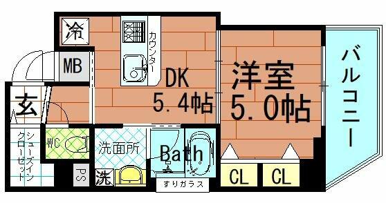 ブラン弁天町駅前｜大阪府大阪市港区波除３丁目(賃貸マンション1DK・10階・29.72㎡)の写真 その2