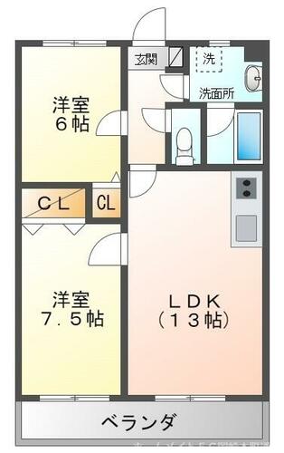 同じ建物の物件間取り写真 - ID:223027878994