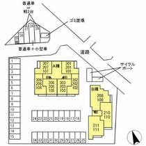 グランツ　ベータ 110 ｜ 福岡県久留米市東合川町（賃貸アパート2LDK・1階・56.10㎡） その3