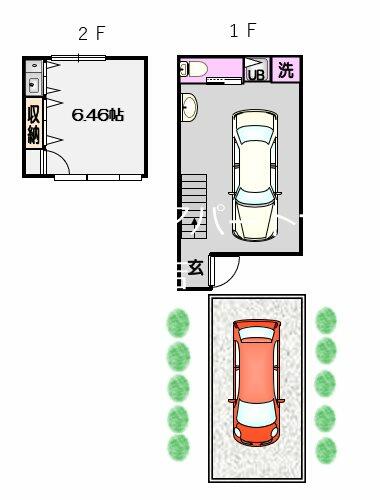 Ｓ１３２ 2｜熊本県菊池市泗水町吉富(賃貸アパート1R・2階・37.74㎡)の写真 その2