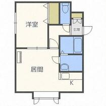 チェルシーガーデン 101 ｜ 北海道札幌市厚別区厚別中央二条２丁目（賃貸アパート1LDK・1階・38.00㎡） その2