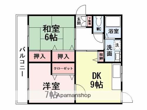 同じ建物の物件間取り写真 - ID:240029257432