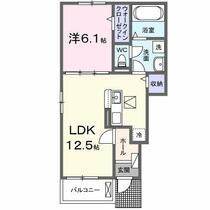 プロムナード国森 101 ｜ 愛知県西尾市国森町稲場（賃貸アパート1LDK・1階・44.70㎡） その2