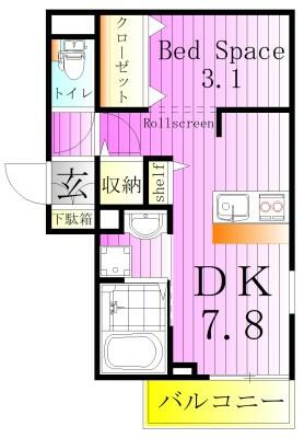 同じ建物の物件間取り写真 - ID:213102221945