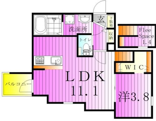 同じ建物の物件間取り写真 - ID:213102221929