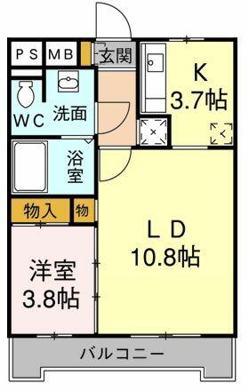 同じ建物の物件間取り写真 - ID:223032092037