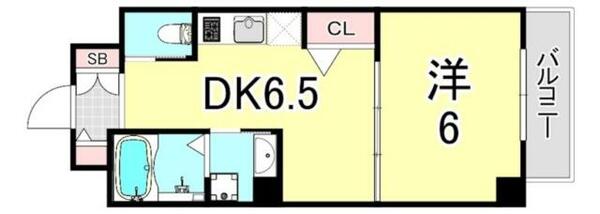 大阪府大阪市西淀川区柏里３丁目(賃貸マンション1DK・5階・30.09㎡)の写真 その2