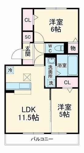 同じ建物の物件間取り写真 - ID:211046759018